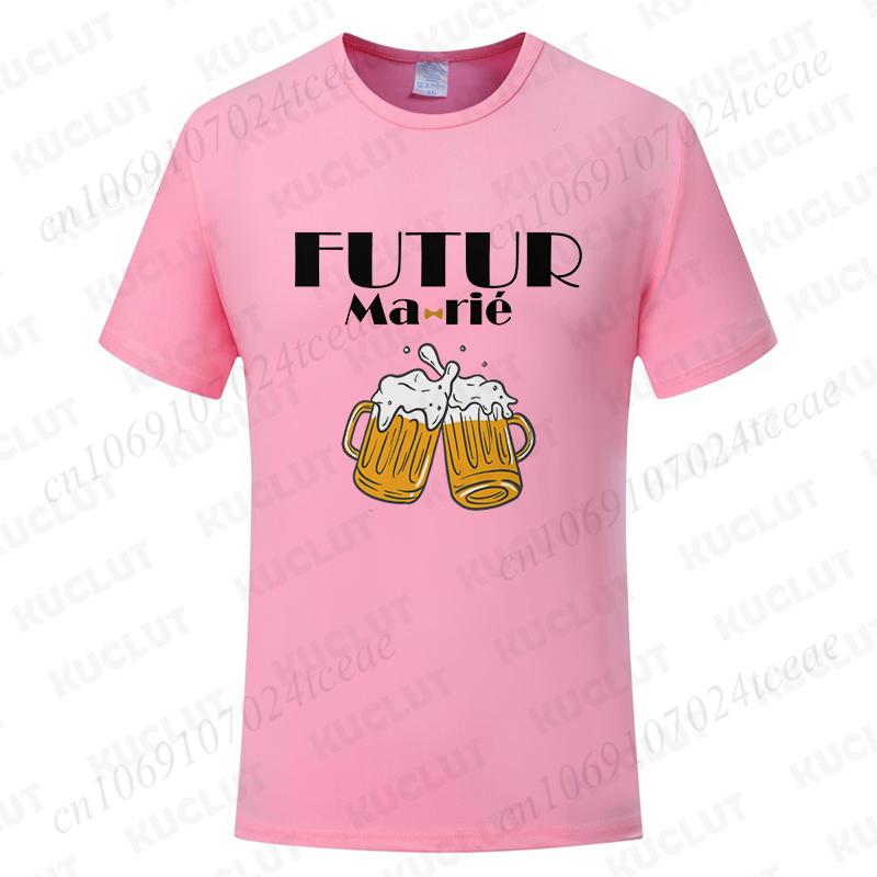 French Boyfriend Bachelor Party Tshirt Single Wedding Graphic Oversized Y2k Tops Evg Team Groomsman Tees Future Groom Man Shirt