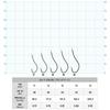 IPPON (1) Flounder Black Coated Fishing Hooks, Made In Japan, Value Pack (11 Hooks 48 Hooks)