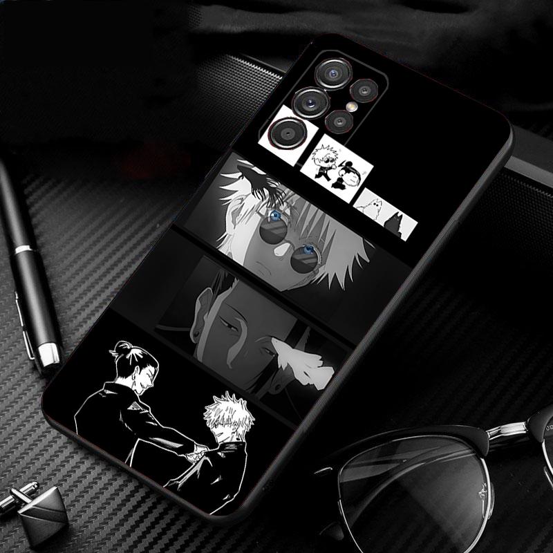 Geto and Gojo Anime Phone Case For Samsung Galaxy S26 S25 S24 S23 S22 Ultra S23 S22 S25 Plus S24 FE S26Edge