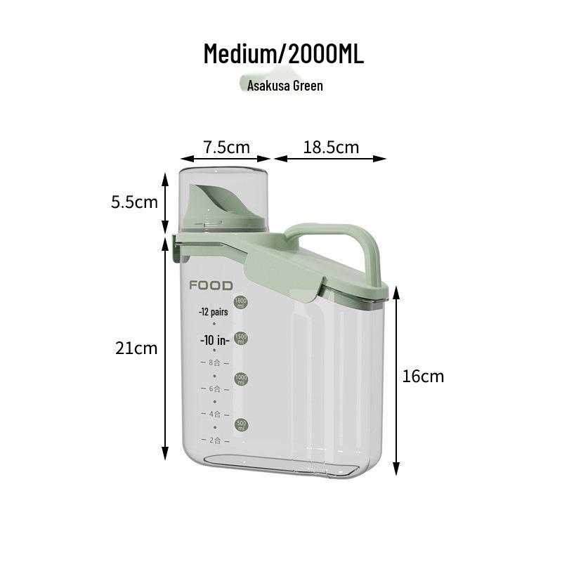 Recipient etanș pentru depozitarea orezului și cerealelor în stil japonez