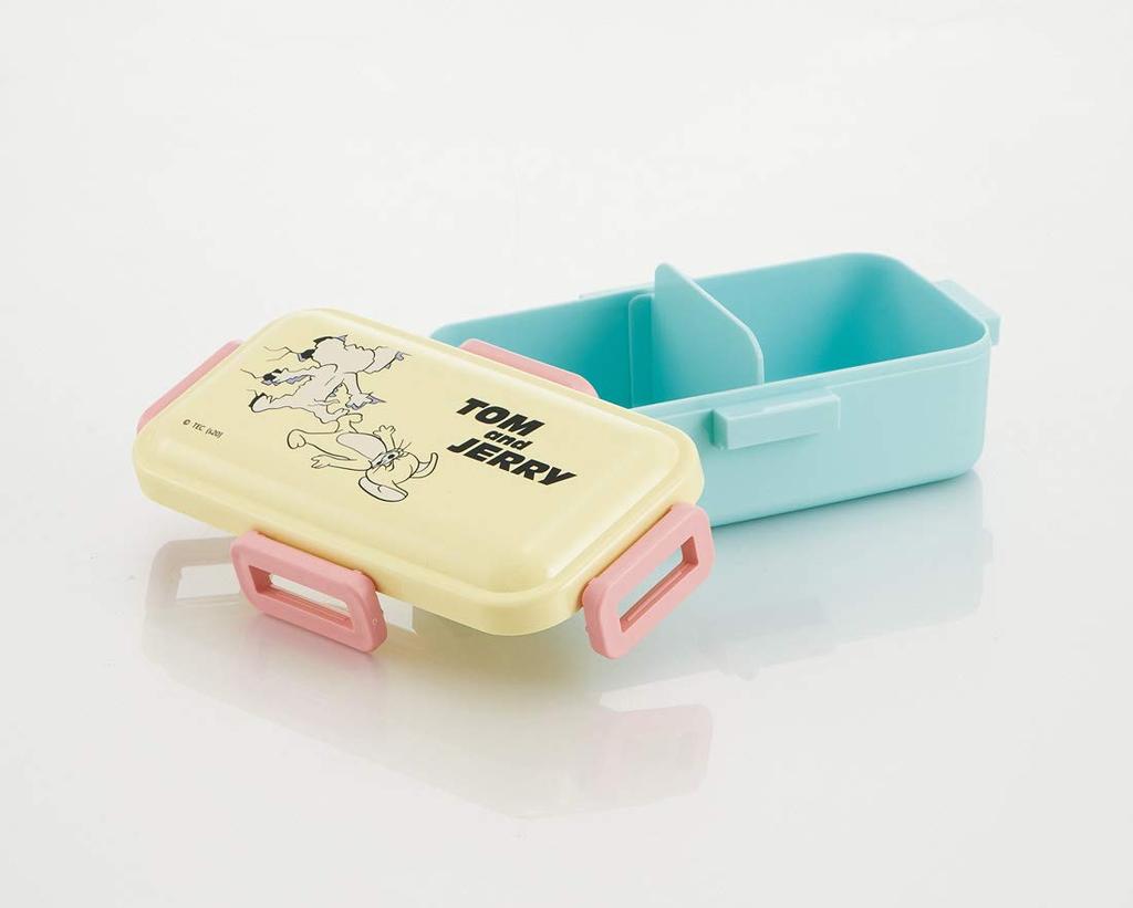 Skater Silver Ion Antibacterial Softly Serving Lid Lunch Box 530ml Tom Jerry Art PFLB6AG Ag+ Dome-Shaped &