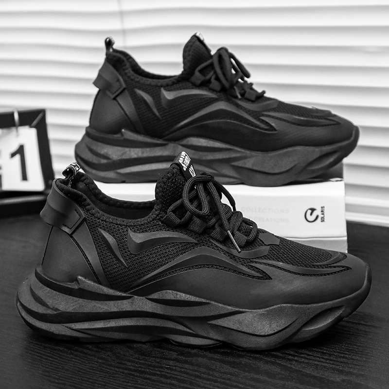 Fashion Thick Heel Thick Bottom New Sneakers Woven Fitness Boot For Women's Gym Shoes Luxury Designer Women Sport Street Foot-wear