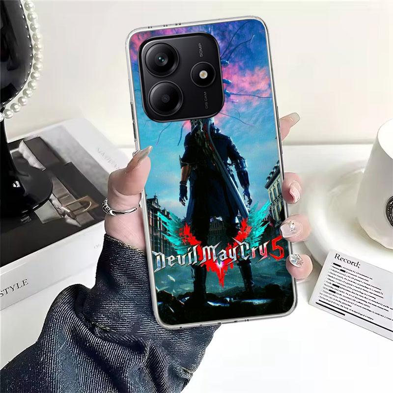 Game D-Devil May Cry 5 Soft Phone Case For Xiaomi Redmi Note 15 14 14S 13 12 Pro Plus 12S 11 11S 11E 10 10S 11T 5G Fundas Coque