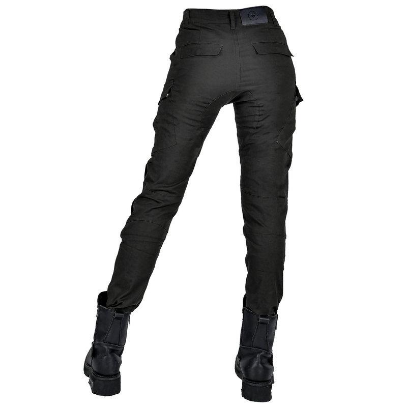 Motorcycle Four-season Anti-drop Riding Pants, Retro Casual Breathable High-waisted Female Knight Locomotive Anti-drop Pants