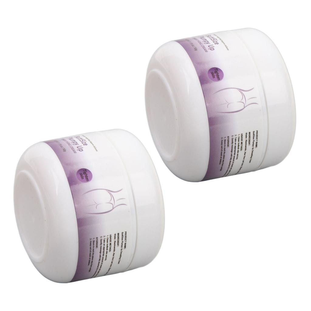 2pcs Buttocks Tightening Cream Wrinkle Removal Moisturizing Anti Cellulite Butt Lift Shaping Plump Cream 50g
