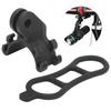 Bicycle Flashlight Holder Handlebar Torch Light Mounting Bracket Adjustable for GoPro Mount