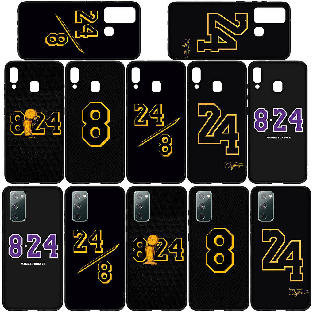 Phone Case for Samsung Galaxy S25 S23 S22 S24 Ultra FE Plus A05 A06 A15 A16 A36 A37 A35 A54 A55 A56 A57 A25 A53 Basketball Sports No 24 No24 8 Cover