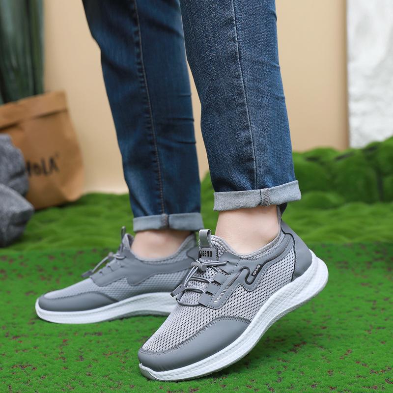 Mesh Shoes, Summer Sneaker, Casual, Breathable Dad Shoes, Light, Soft-soled, Anti-slip, Middle-aged and Elderly Men's Shoes 2025