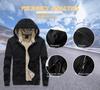 Men's Plush Lamb Fleece Hooded Sweatshirt - Thick, Loose, Warm Cardigan for Autumn and Winter Sports Leisure