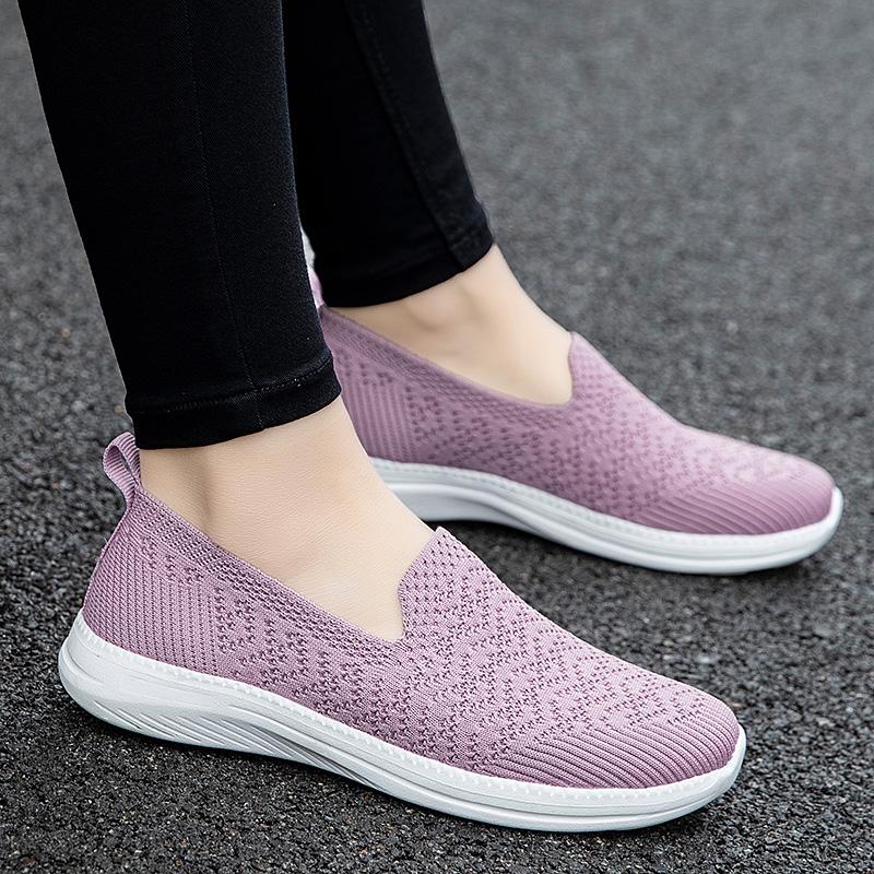 Fashion Women's Soft Soled Shoes, Women's Casual Mesh Shoes, Sports and Leisure Shoes, Women's Vulcanized Shoes, Women's Low Heels