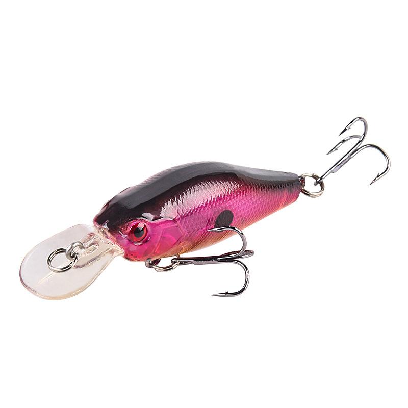 Geräuschperlen Weitwurf Tauchen Schwingender Kleiner Dicker Fisch Köder 7.1cm7g