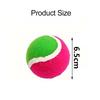 TMZ Hard Ball Dog Chew Toys 2 Pack Tough Chewing Balls for Small Dogs Puppy Teething Training Interactive Pet Dental Toys