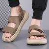 Brand Outdoor Men Breathable And Non Slip Casual Beach Shoes High Quality Fashionable Men Comfortable Soft Soled Casual Sandals