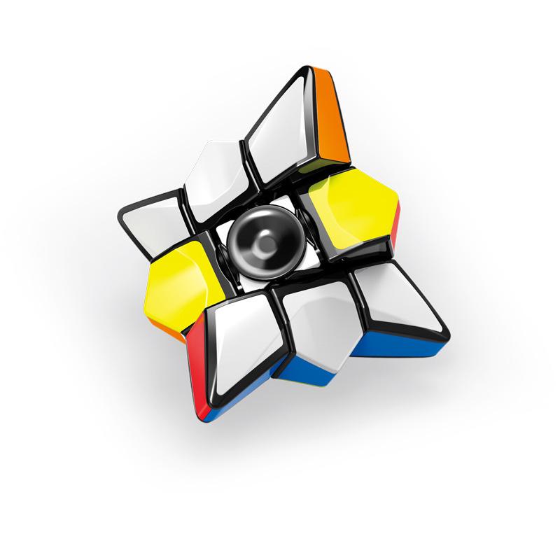 Panxin 133 Magic Cube Finger Spinner: DIY Decompression Puzzle for Students and Children