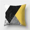 45x45 Polyester Kissenbezug Gelb Geometrisch Dekorativer Kissenbezug Wurfkissen Sofa Heimdeko