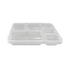 Jinmei Hewang Transparent 6-Compartment Disposable Food Container