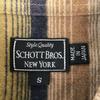 SCHOTT BROS NEW YORK by Ueno Shokai Made In Japan Long Sleeve Western Shirt Men’s Size S Border Brown(USED)