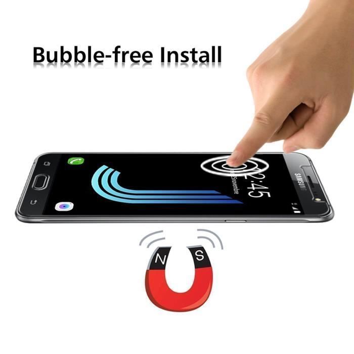 Film de protection d'écran - Phonillico® - Samsung Galaxy J5 2016 J510 - Pack de 2 - Ultra résistant - Noir