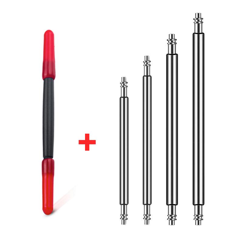 1,5 mm 1,8 mm átmérőjű rozsdamentes acél óra rugós patentek 10 db 20 db rugós szár összekötő csapok 16/17/18/19/20/22/23/24 Óra kiegészítő