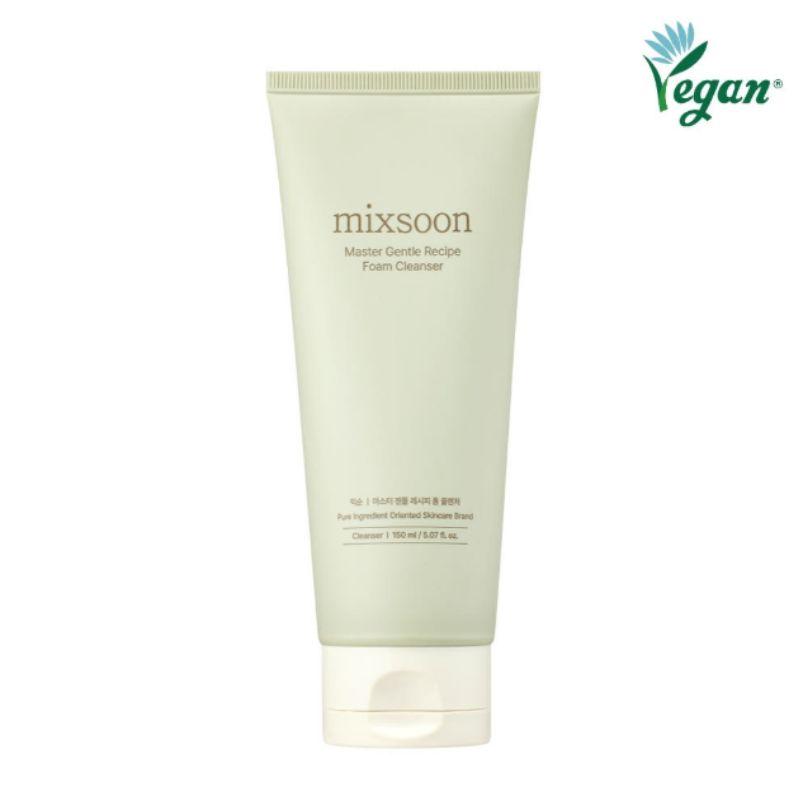 mixsoon Master Gentle Recipe Foam Cleanser 150ml – Mild Deep Cleansing Face Wash for Hydrated, Smooth & Healthy-Looking Skin