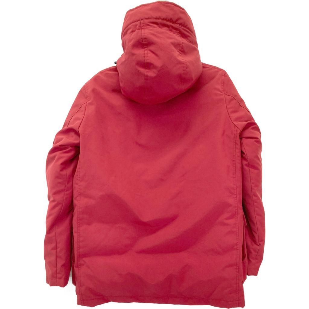 DANTON Red Down Hooded Blouson Jacket 38 RedUsed