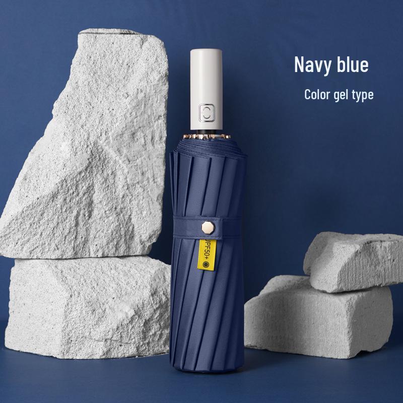 

Ретро 16-спицевый автоматический зонт от солнца и дождя: Охлаждающий, Защищающий от УФ-лучей, Складной, Зонт двойного назначения для женщин