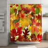 Autumn Leaves Shower Curtain Bath Decor For Fall Home Decoration