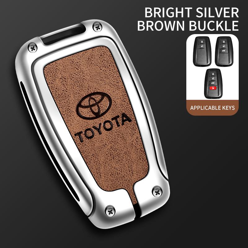 Car Remote Key Cover Case Holder Shell For Toyota CHR Prado 2017 2018 Prius Camry Corolla RAV4 2017 2018 2019 2020 Accessories C