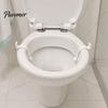 Domestic Toilet Seat Fix Stabilizer, Clip-On No Drilling Required Clamps, Stable Fixation Clamp Holder Easy Installation Lid Lifter, for Home Bathroom