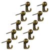 Pack Of 10 Zinc Alloy Wall Hook For Soft Corkboard Rustproof Push Pins Hangers Space Saving Home Office Decoration