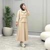2025 cross-border European and American style women's clothing autumn new round neck lantern sleeves long sleeves waist fairy A-shaped long dress 