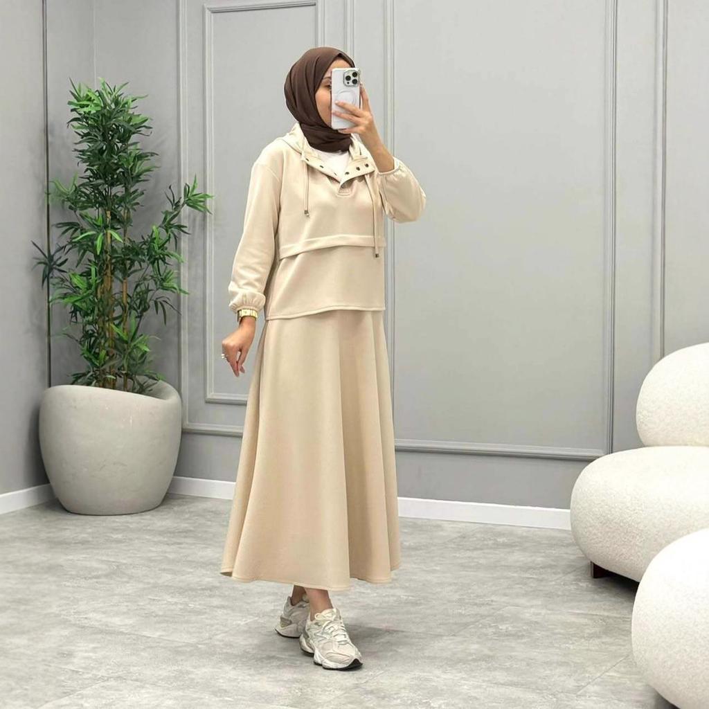 2025 cross-border European and American style women's clothing autumn new round neck lantern sleeves long sleeves waist fairy A-shaped long dress