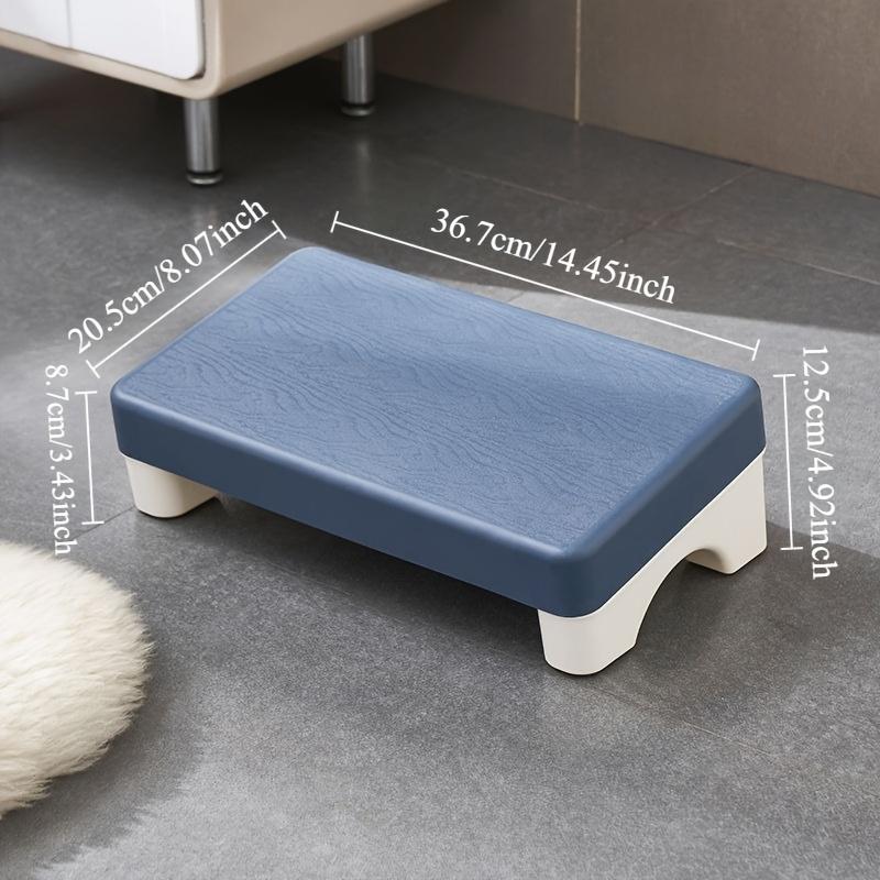 Ergonomische PP Fußstütze für Bürotisch. Passt unter den Schreibtisch, zur Verwendung bei der Arbeit, auf dem Sofa & im Arbeitszimmer. Bequem & Platzsparend.