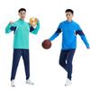 Autumn Winter College Student Football Training Set: Half-Zip Long-Sleeve Jersey & Children's Competition Team Uniform