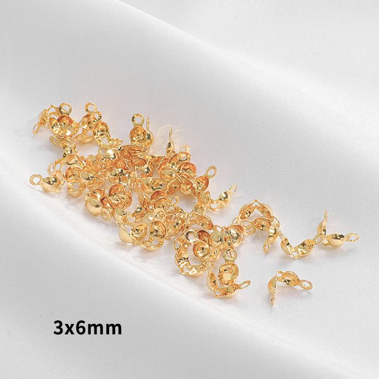 

20 шт. 18К Золото Двусторонний Замок Концевик для Цепочки из Бусин для Изготовления Ювелирных Изделий своими руками