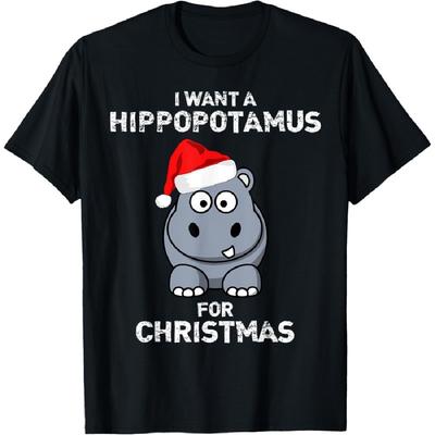 _I Want A Hippopotamus For Christmas_ Funny T-Shirt