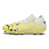 Puma Scarpe da Calcio Sintetico Future Match Ag Hg Ammortizzanti Resistenti Uomo Scarpe da Calcio Bianco Giallo 107372-04