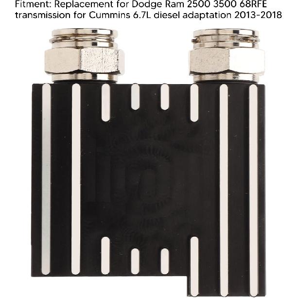 Transmission Cooler Thermostatic Bypass Upgrade for Dodge Ram 2500 3500,for Cummins 68RFE 6.7L