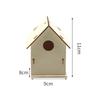 Wooden Bird Nest Hous DIY Hummingbird Cages Easy To Assemble Hanging Birdhouse  Outdoor