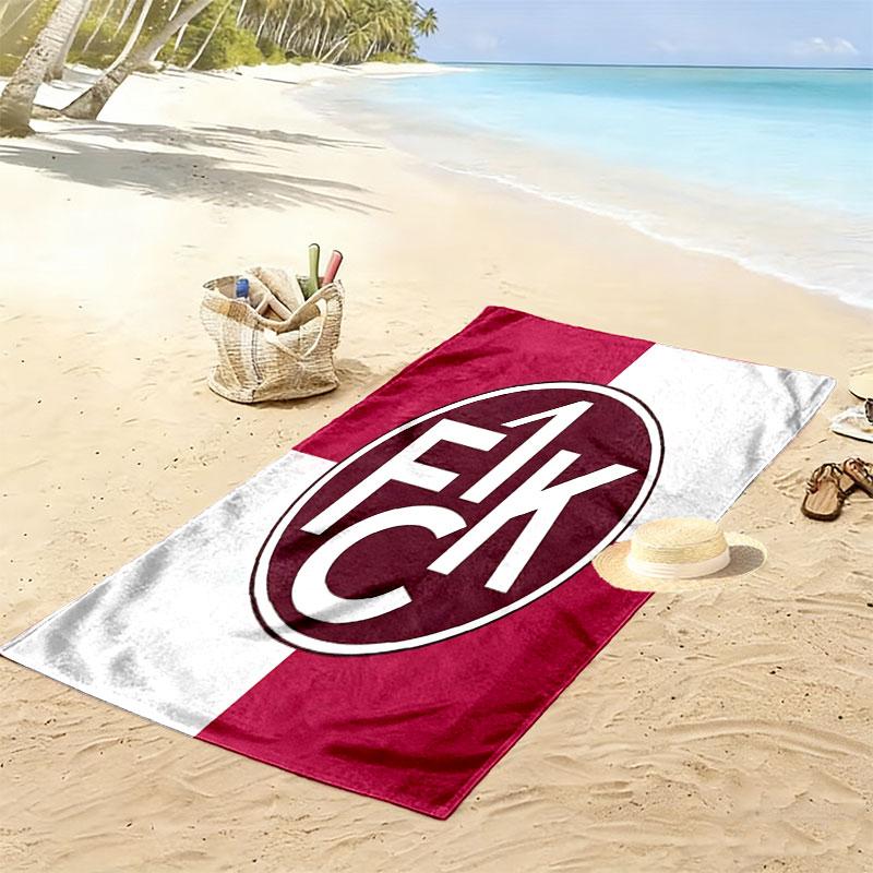 Kaiserslautern logo Beach Towel, Large Soft Quick Dry Towel for Beach Camping Swimming