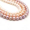 1String, Near Round Pearls, 8–9 mm, Natural Freshwater Pearl Beads, for DIY Necklaces, Bracelets, Anklets, Jewelry Making, 36cm