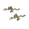 Solid Brass Simulation Insects Small Miniatures Figurines Retro Flowerpot Ornaments  Car Keychain