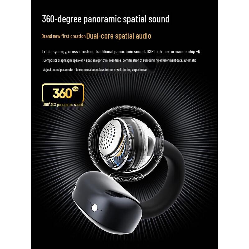 Newsmy A50 Ear Clip Bluetooth Earbuds