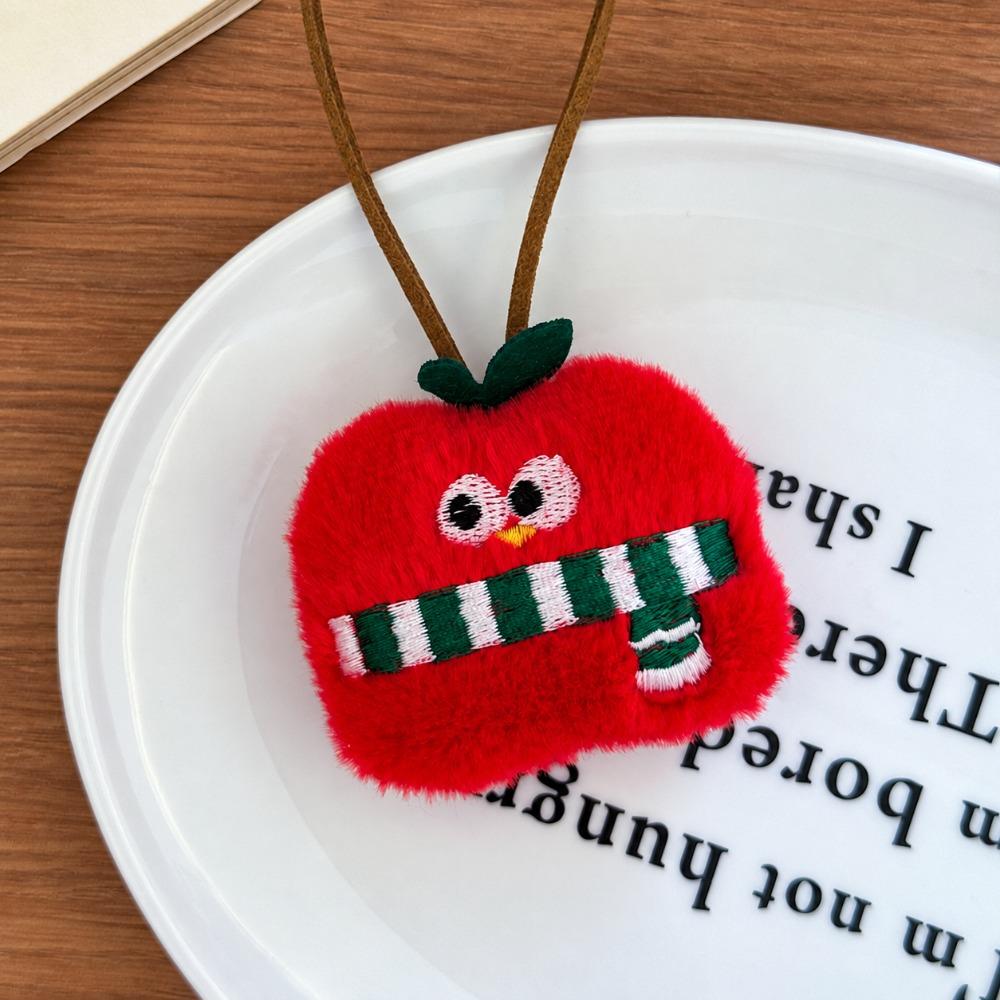4PCS Anti-Lost Design Plush Keychain Handbag Pendant Santa Claus Pendant  Xmas Gift