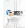 NEW 3 in 1 Rack Oral Tray Accessories Dental Chair Scaler Tray Parts Disposable Cup Holder Tissue Box Storage Holder