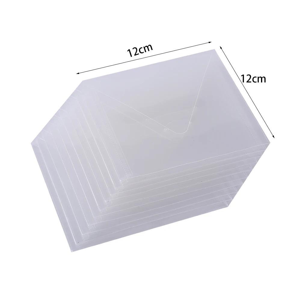 

10-50 шт. прозрачная портативная сумка для хранения, карманы для хранения штампов, используемые для хранения всех режущих штампов, прозрачный пластиковый трафарет 10PCS