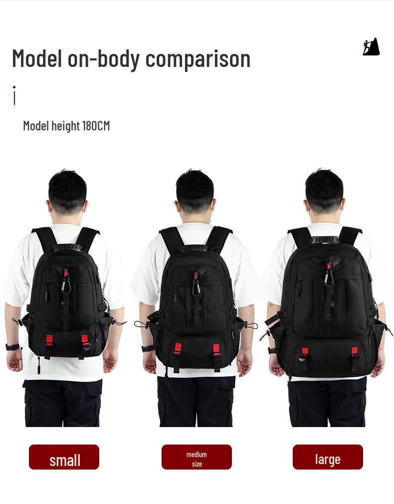 Extra Large Capacity USB Travel Backpack - Breathable, Multi-purpose for Men & Women