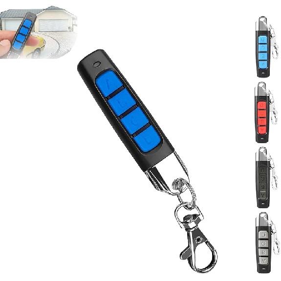 4-in-1 Remote Control Duplicator, Remote Control Duplicator for Cars, Wireless Cloning Key Fob Duplicator, 433MHz Copy Remote Controller, Universal