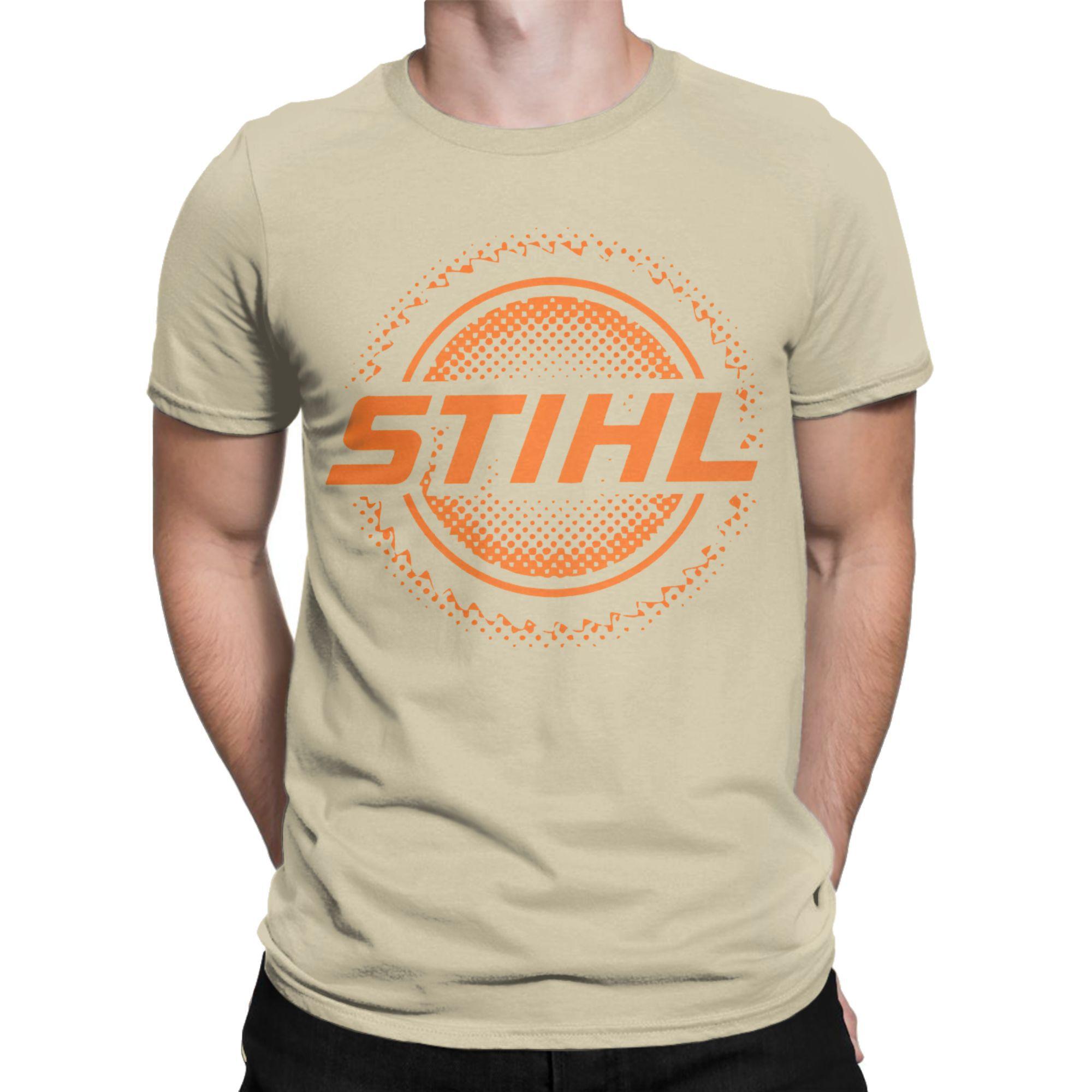 The best product for you Graphic Printing s-stihls T Shirt For Unisex  Pure Cotton Tee Shirt Short Sleeve Clothes XXXXL kaki