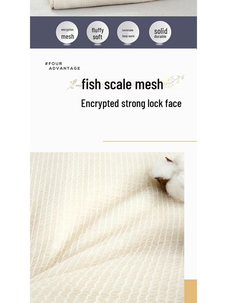 Washable Xinjiang Cotton Plaid Quilt for Students - Removable Cover & Pad